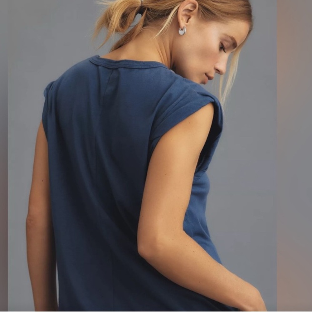 Letluv for Anthropologie Blondie 1978 Roll-Sleeve Graphic Tee Women size Medium - Picture 6 of 9